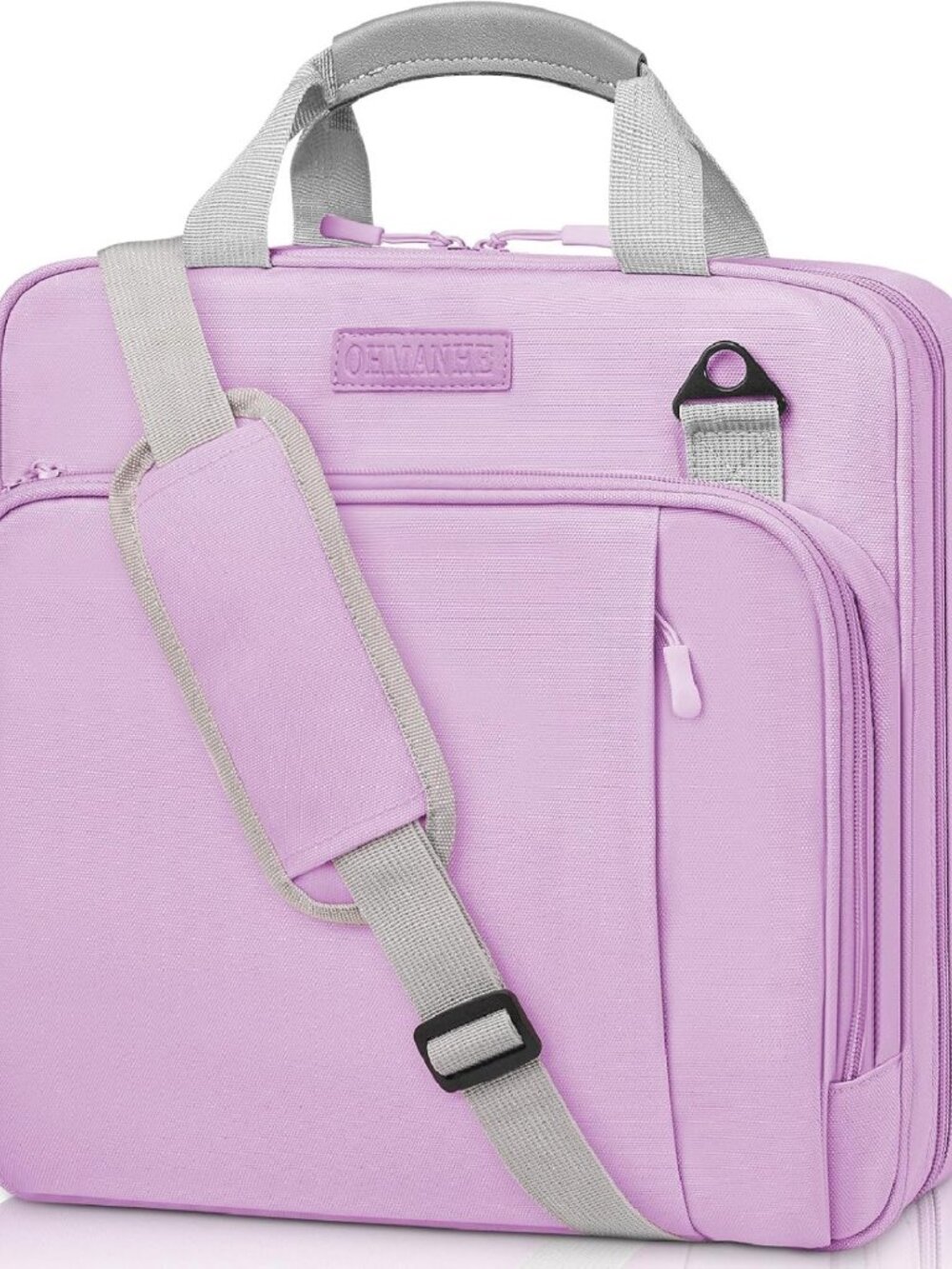 3-Ring Zipper Binder Organizer with Shoulder Strap, 2 Inch Binder